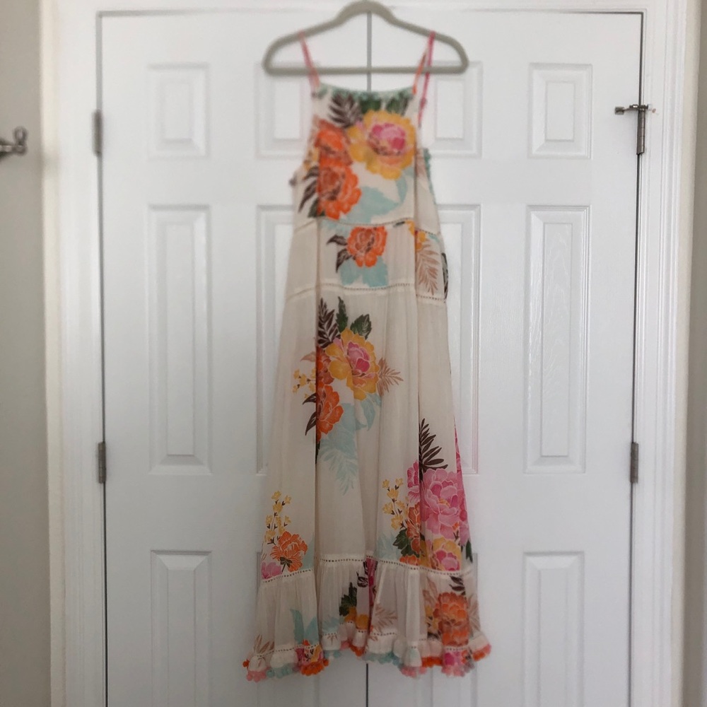 Gorgeous Farm Rio Dress with pom details